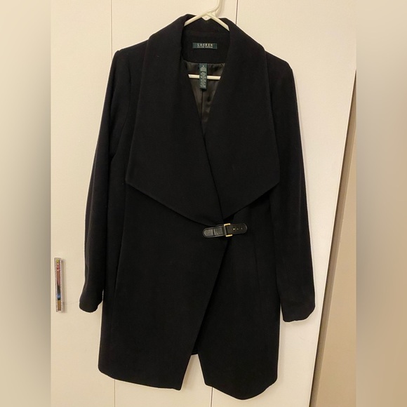 Ralph Lauren Buckle Closure wool Coat, size 8 - Picture 4 of 10